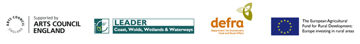 Grant aided by LEADER and Arts Council England